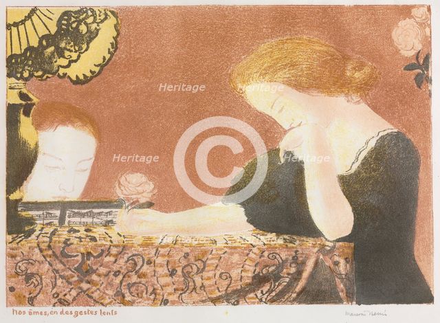 Love: Our Souls, in Slight Gestures, 1892-1898 (published 1911). Creator: Maurice Denis (French, 1870-1943); Ambroise Vollard, Paris, 1911.