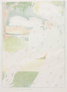 Love: Pl. 8, And It is the Caress of the Hands (Amour: Pl. 8, Et cest la caresse de ses mains), 1898 Creator: Maurice Denis (French, 1870-1943); Ambroise Vollard