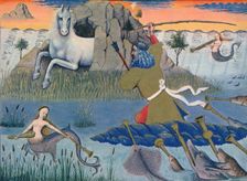 Love's Game of Chess - Neptune strikes a rock 1937. Artist: Emile- Aurele Van Moe