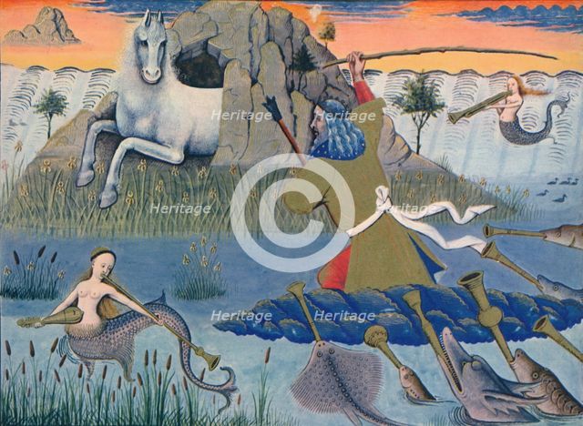 'Love's Game of Chess - Neptune strikes a rock', 1937. Artist: Emile- Aurele Van Moe.