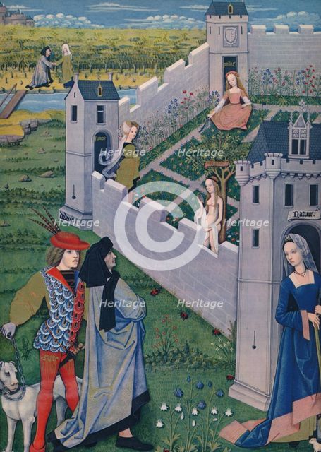 'Love's Game of Chess - The Orchard of Nature ', 1937. Artist: Emile- Aurele Van Moe.