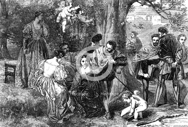 'Love's Labour's Lost', 1856.Artist: Orrin Smith