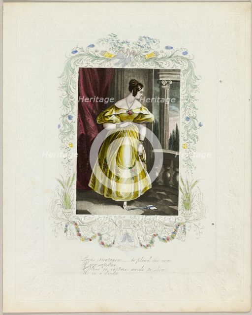 Love's Strategem (Valentine), c. 1840. Creator: Unknown.