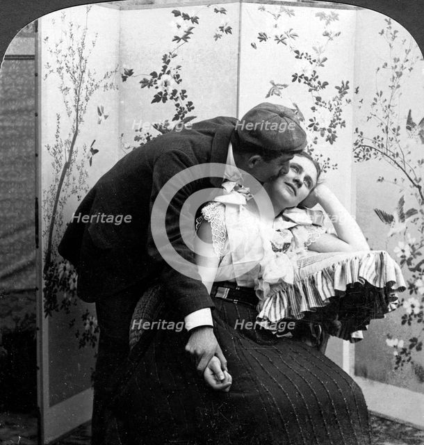 'Love's Token'.Artist: American Stereoscopic Company