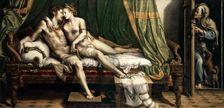Love Scene, 1525. Creator: Giulio Romano