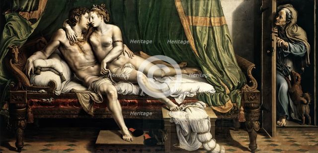 Love Scene, 1525. Creator: Giulio Romano.