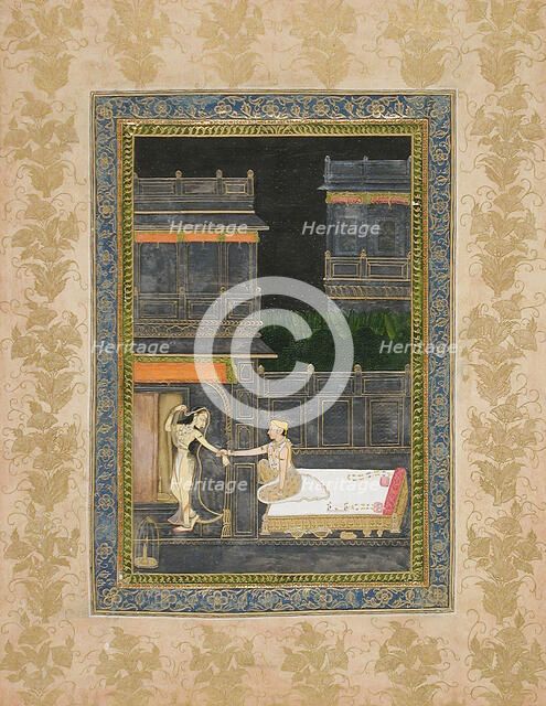 Love Scene at Night, between c1750 and c1800. Creator: Unknown.