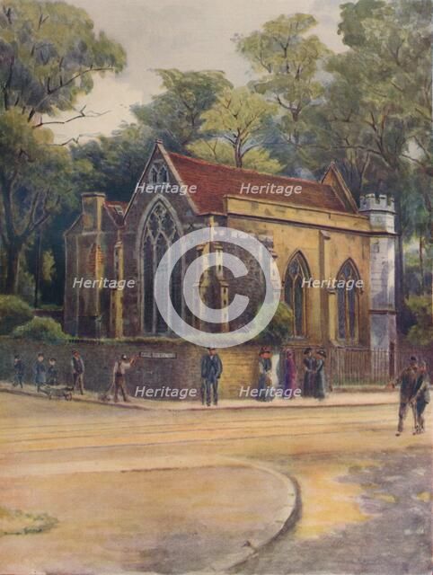 'Lovekyn's Chapel, Kingston', c1905, (1914). Artist: James S Ogilvy.