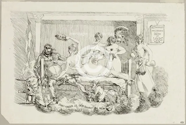 Loveless Disarming Himself, after 1824. Creator: Unknown.