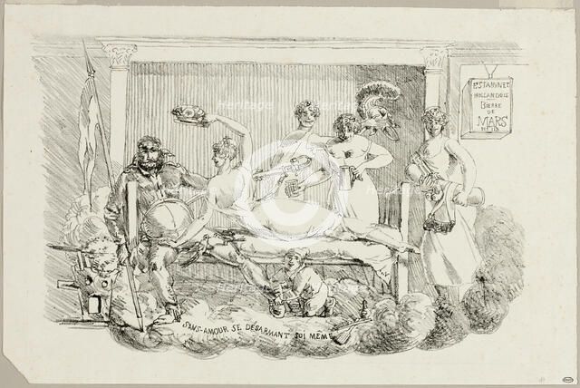 Loveless Disarming Himself, after 1824. Creator: Unknown.