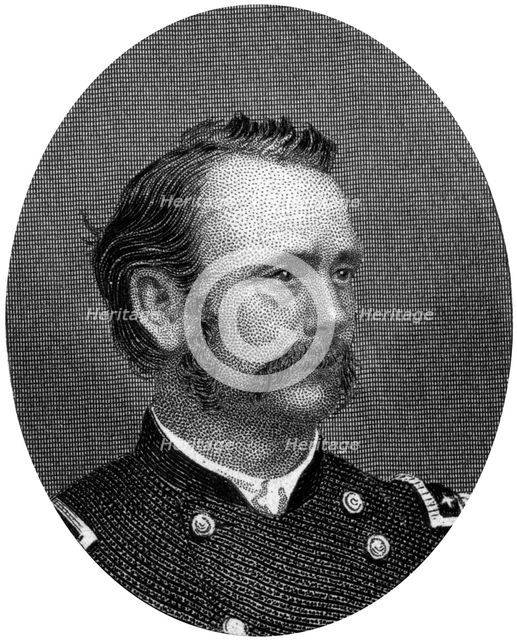 Lovell Harrison Rousseau, Union Major General, 1862-1867.Artist: J Rogers