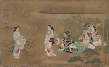 Lover's Visit, 1680-1730. Creator: Tamura Suio (Japanese)