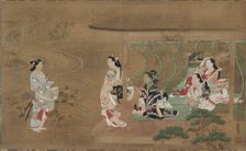 Lover's Visit, 1680-1730. Creator: Tamura Suio (Japanese)