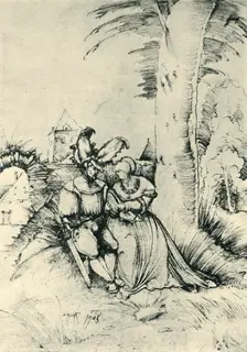 Lovers, 1508, (1943). Creator: Albrecht Altdorfer
