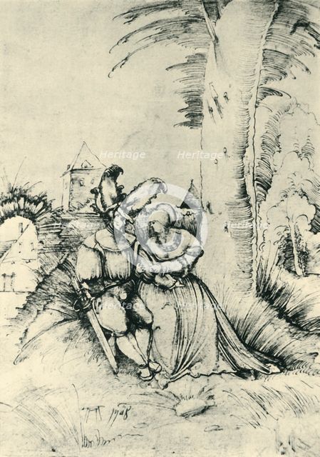 Lovers, 1508, (1943). Creator: Albrecht Altdorfer.
