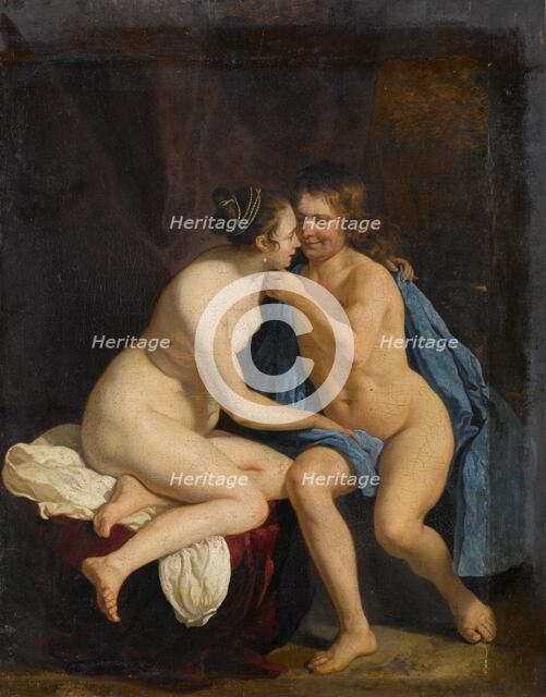 Lovers, 1650-1660. Creator: Jacob van Loo.
