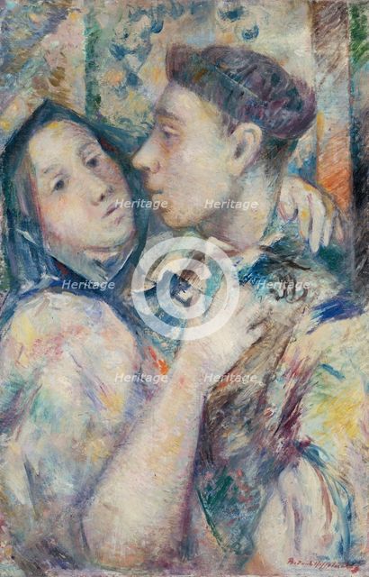 Lovers, 1936-1937. Creator: Bedrich Hoffstädter.