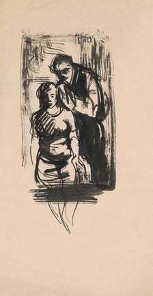 Lovers, 1940-1944. Creator: Ján Novák