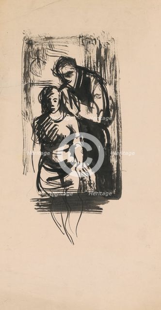 Lovers, 1940-1944. Creator: Ján Novák.