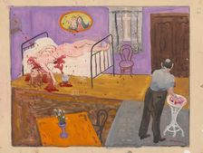 Lovers on the periphery, 1935. Creator: Cyprian Majernik