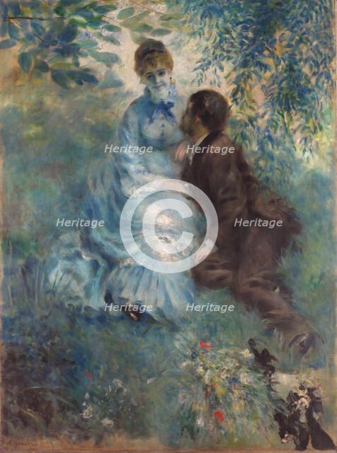 Lovers (Idyll), 1875. Artist: Renoir, Pierre Auguste (1841-1919)