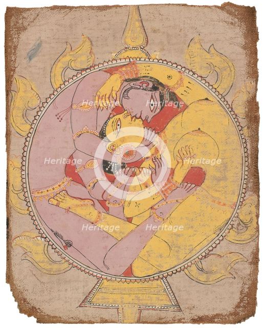 Lovers in Dalliance, 18th century. Artist: Anonymous  