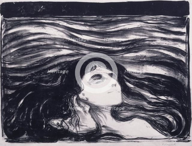 Lovers in the Waves (Elskende par i bolger), 1896.