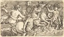 Lovers led by Seagods on Triumph, c. 1520/1525. Creator: Albrecht Altdorfer