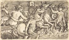 Lovers led by Seagods on Triumph, c. 1520/1525. Creator: Albrecht Altdorfer