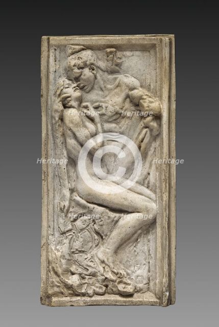 Lovers (Les amants), c. 1880 - 1885 (original model). Creator: Auguste Rodin (French, 1840-1917).