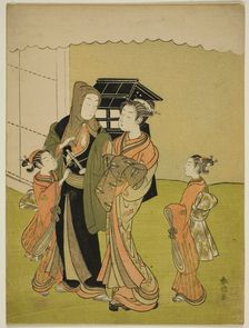 Lovers Parting in the Morning, c. 1765/70. Creator: Suzuki Harunobu