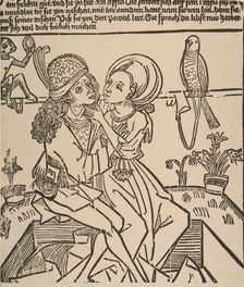 Lovers (Schr. 1976), 15th century., 15th century. Creator: Anon