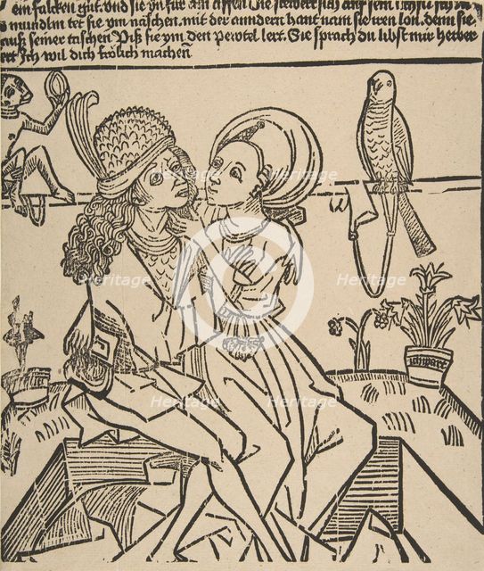 Lovers (Schr. 1976), 15th century., 15th century. Creator: Anon.