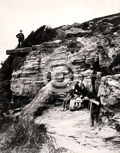 Lovers Seat, Fairlight, Hastings, Sussex, c1900. Artist: Unknown