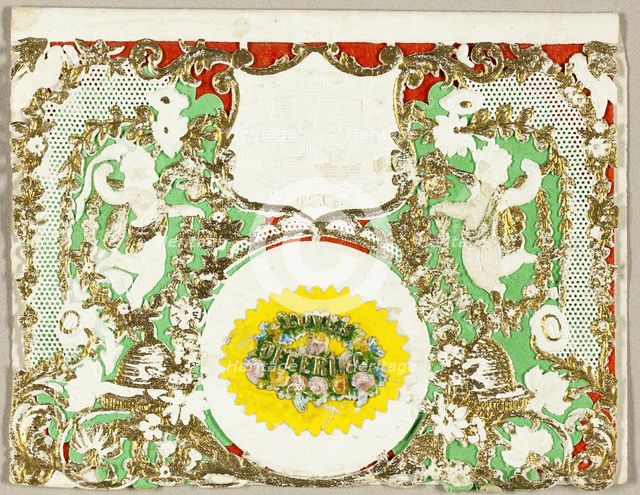 Loves Offering (Valentine), 1850/59. Creator: Thomas Wood.
