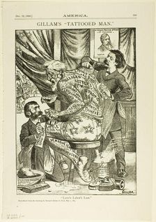 Love's Labor Lost, from America, published December 12, 1889, originally pub...May 7, 1884. Creator: Bernard Gillam