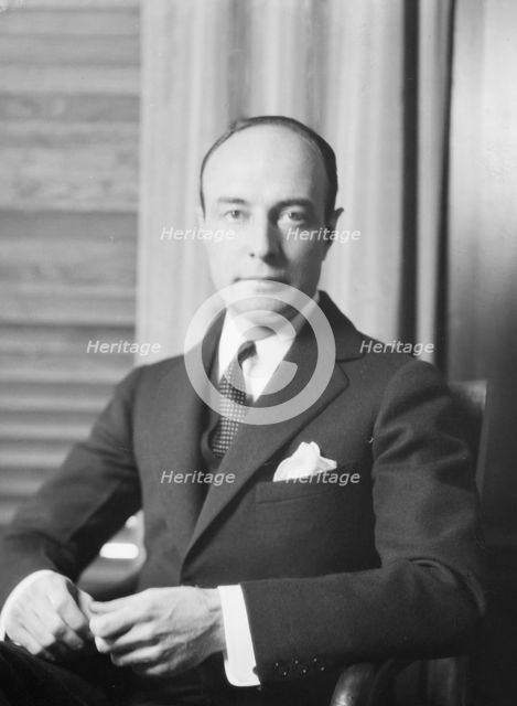Lovett, Robert, Mr., portrait photograph, 1930 Mar. 31. Creator: Arnold Genthe.