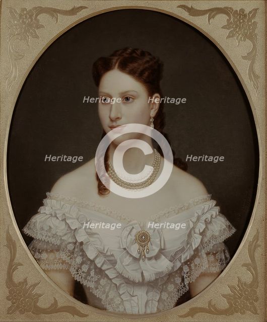 Lovisa (1851-1926), princess of Sweden and Norway, queen of Denmark,  married to..., before 1873. Creator: Amalia Lindegren.