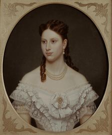 Lovisa (1851-1926), princess of Sweden and Norway, queen of Denmark, married to..., before 1873. Creator: Amalia Lindegren