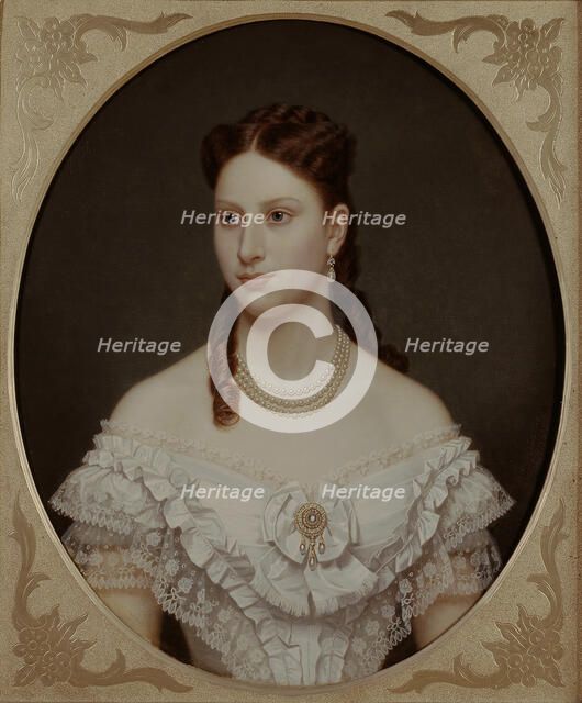 Lovisa (1851-1926), princess of Sweden and Norway, queen of Denmark,  married to..., before 1873. Creator: Amalia Lindegren.