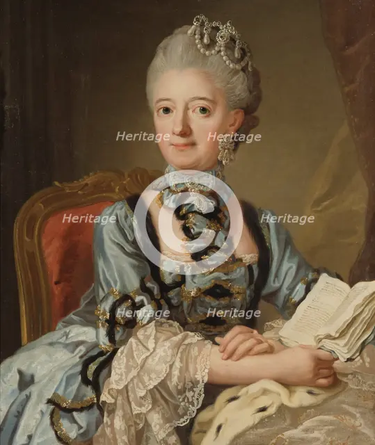 Lovisa Ulrika, 1720-1782, Princess of Prussia, Queen of Sweden, 1768. Creator: Lorens Pasch the Younger.