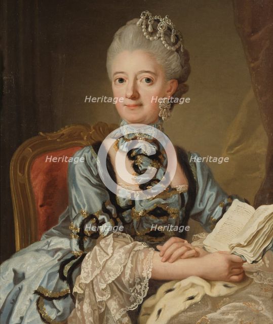 Lovisa Ulrika, 1720-1782, Princess of Prussia, Queen of Sweden, 1768. Creator: Lorens Pasch the Younger.
