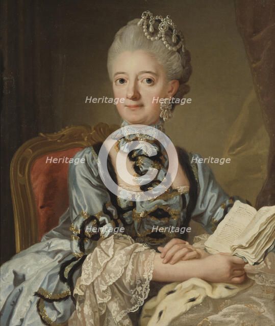 Lovisa Ulrika, 1720-1782, Princess of Prussia, Queen of Sweden, 1768. Creator: Lorens Pasch the Younger.