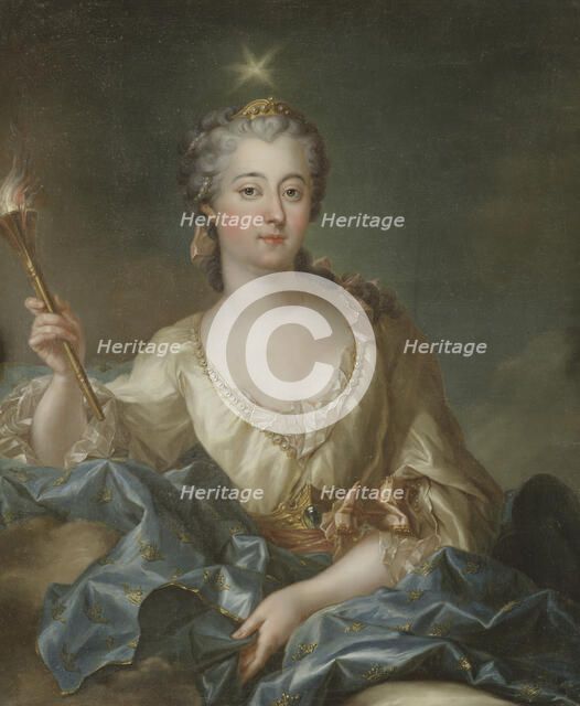 Lovisa Ulrika, 1720-1782, Queen of Sweden, Princess of Prussia, mid-18th century. Creator: François-Adrien Grasognon Latinville.