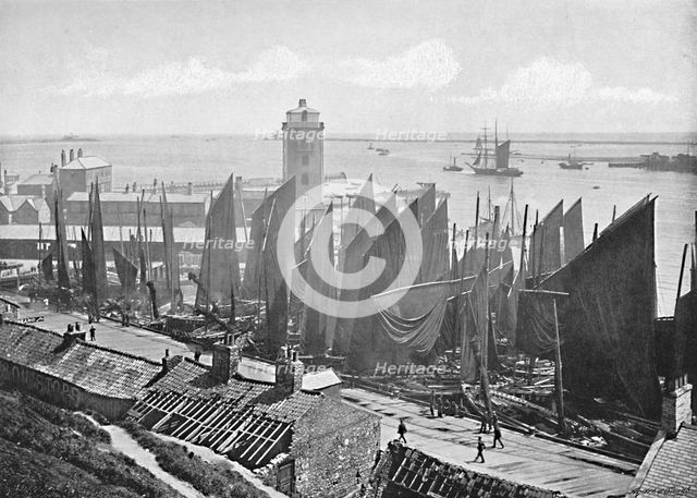'Low Light, North Shields', c1896. Artist: M Aunty.
