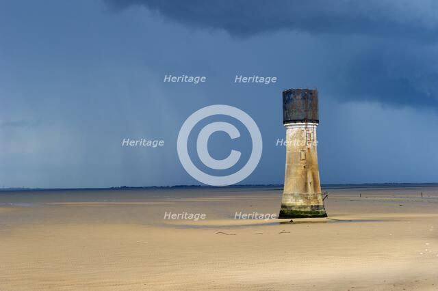 Low Lighthouse, Spurn Point, East Riding of Yorkshire, 2011. Artist: Peter Williams.