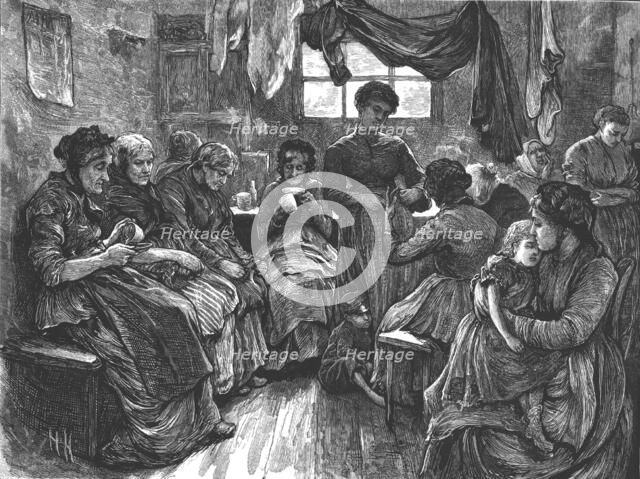 'Low Lodging House, St. Giles's', 1872. Artist: Unknown.