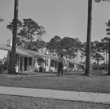 Low rent housing projects for Negroes near Bethune-Cookman College, Daytona Beach, Florida, 1943. Creator: Gordon Parks