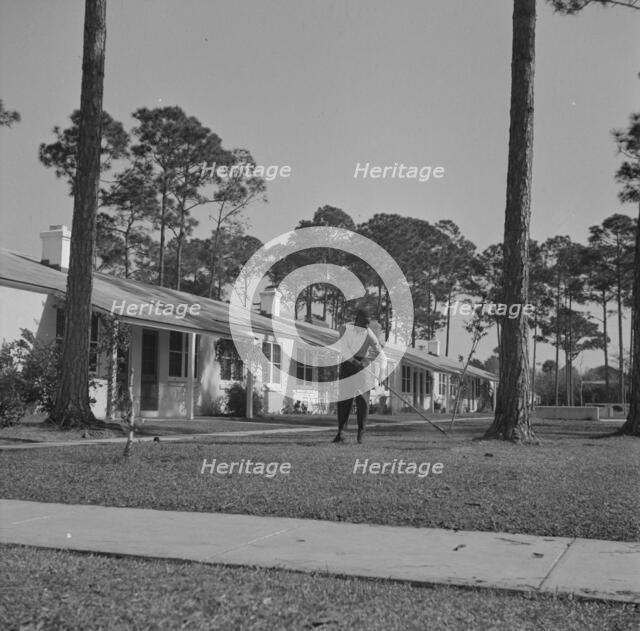 Low rent housing projects for Negroes near Bethune-Cookman College, Daytona Beach, Florida, 1943. Creator: Gordon Parks.