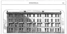 Low rental workmen's dwellings built by the Birkenhead Dock Co, c1844 (c1860)